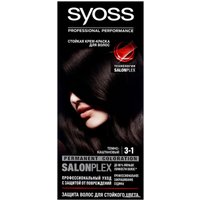 Крем-краска для волос Syoss Salonplex Permanent Coloration 3-1 темно-каштановый