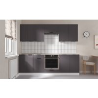 Готовая кухня Mio Tesoro Корнелия Ода-плюс 2.4 без столешницы (графит)