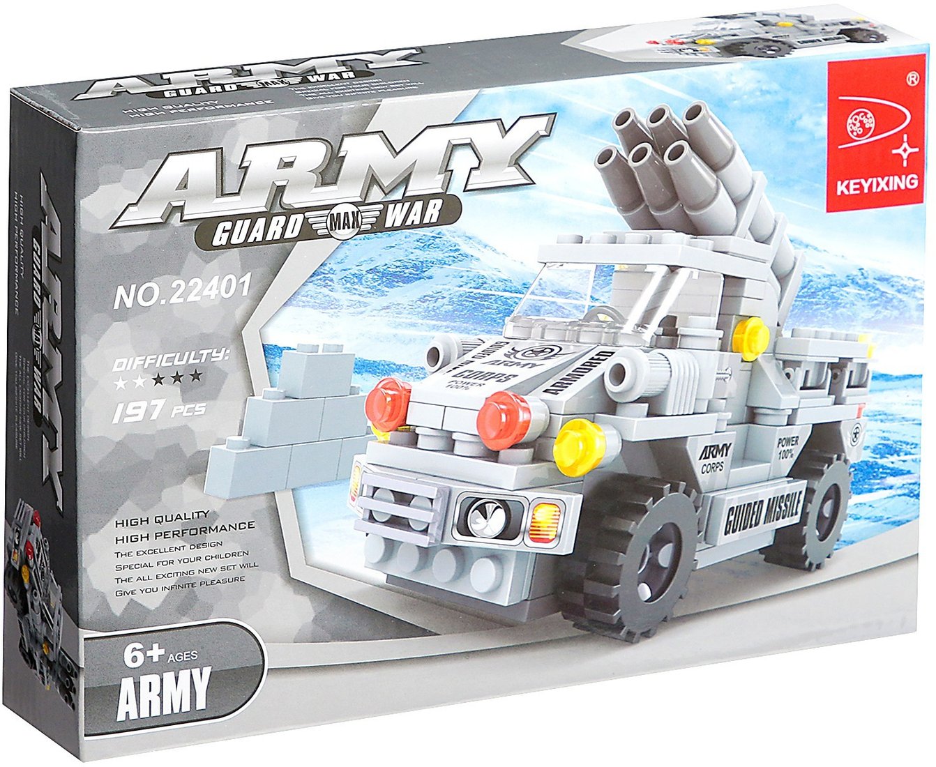 

Конструктор Keyixing Ракетная установка 460603