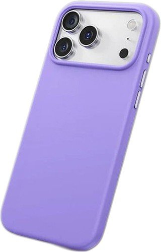 Чехол для телефона Baseus Colorful Liquid Silicone Magnetic Case для iPhone 17 (фиолетовый)