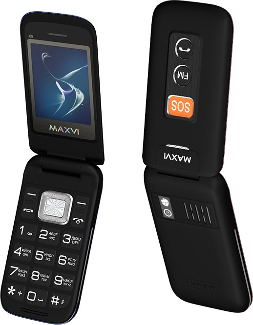 

Телефон Maxvi E5 (черный)