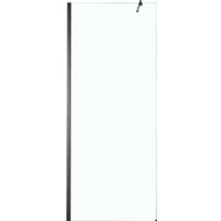 Душевая стенка Saniteco Walk-In SN-W6TB80 (80x200, прозрачное стекло, черный профиль)