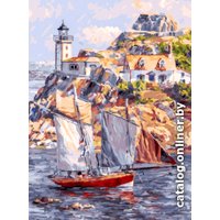 Картина по номерам Белоснежка Франция. Бретань. Карантек 351-AS