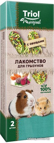 Лакомство для грызунов Triol Original Лакомство для грызунов с овощами 2 шт