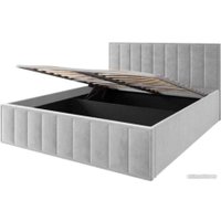 Кровать ДСВ Лана 1.8 с ПМ 180x200 (серый софт) в Лиде