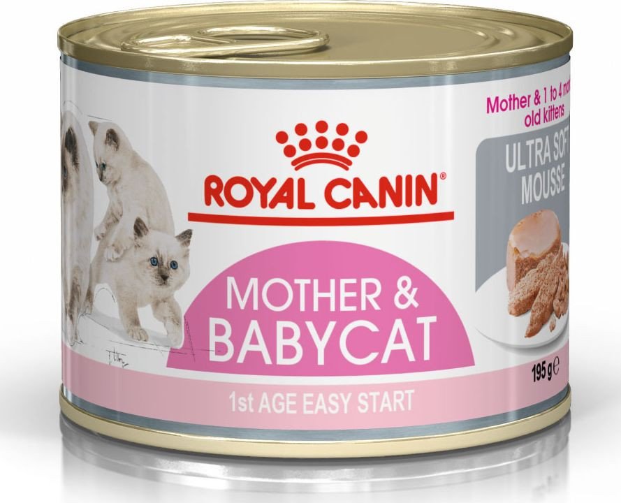Консервированный корм для кошек Royal Canin Mother & Babycat (мусс) 195 г