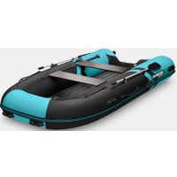 Моторно-килевая лодка Gladiator E380S (черно-бирюзовый)