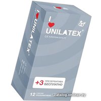 Рельефные презервативы Unilatex Ribbed 3021