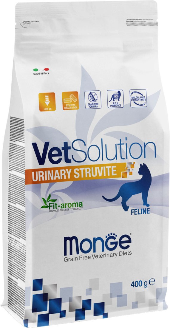 

Сухой корм для кошек Monge VetSolution Urinary Struvite (400 г)