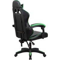 Игровое (геймерское) кресло Оклик Drifter (черный/зеленый)
