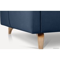 Угловой диван Divan Льери Мини Velvet Blue 240321 (синий)