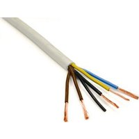 Провод силовой ККЗ ПВС 5x1 (белый) в Борисове