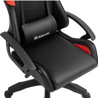 Игровое (геймерское) кресло Defender Sharm (черный/красный)
