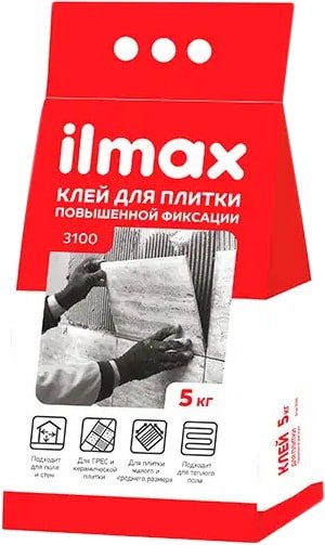 

Клей для плитки ilmax 3100 (5 кг)