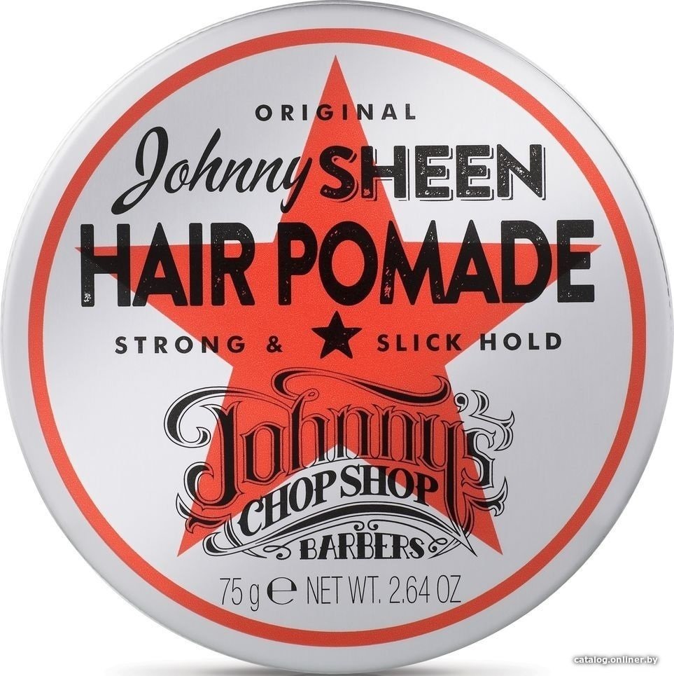Крем Johnny's Chop Shop Sheen Hair Pomade сильная фиксация 75 г