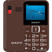 Телефон Maxvi B200 (коричневый)