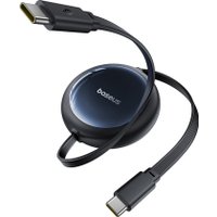 Кабель Baseus Nomos Retractable Retractable Cable USB Type-C - USB Type-C 100W (1.5 м, черный)