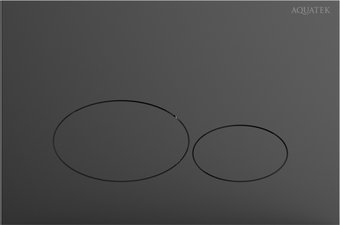 Панель смыва Aquatek KDI-0000075 (оружейная сталь матовая)