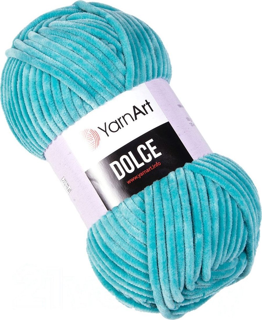 

Пряжа для вязания Yarnart Dolce 770 100 г 120 м (бирюзовый)