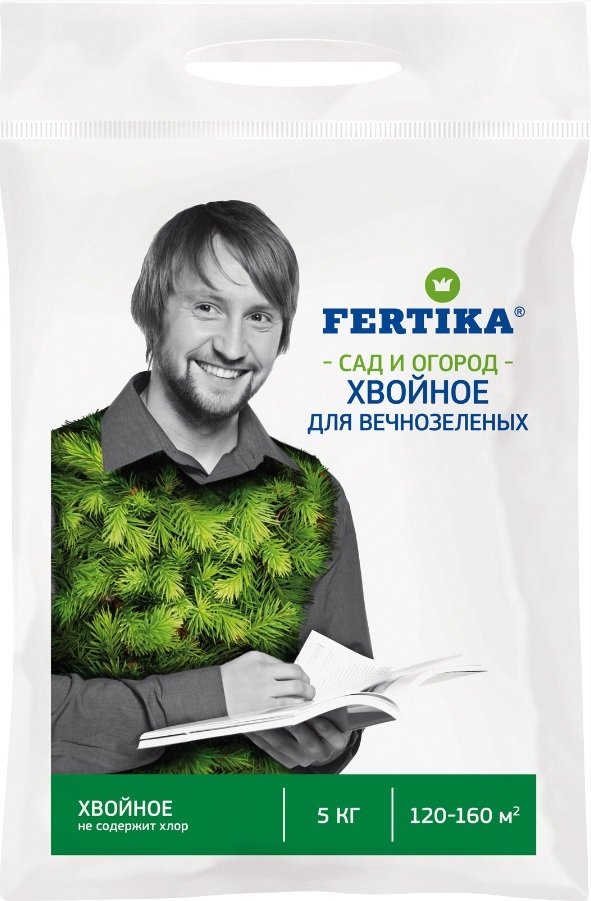 

Удобрение Fertika Хвойное Весна для вечнозеленых NPK 8:11:23+MG+S лето 5 кг