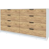 Комод Интерлиния Концепт КТ-К197 (дуб золотой/белый платинум)