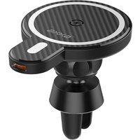 Держатель для смартфона Deppa MagCharge QI