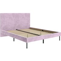 Кровать НК-Мебель Novel 140x200 26011199 (велюр пыльно-розовый)