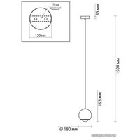 Подвесная люстра Odeon Light Mia 4227/8L