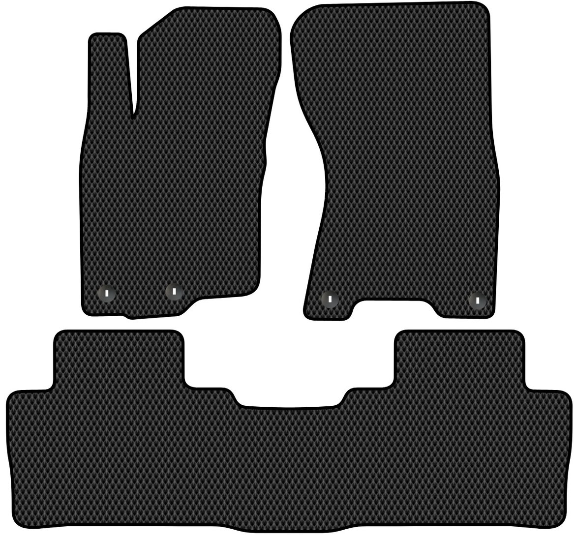 

Комплект ковриков для авто Alicosta Oting Paladin I (suv) 2023 - Н.В. (черный, ромб)