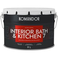 Краски и эмали Командор Interior Bath&Kitchen 7 База 1 (9л, матовый)