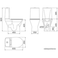 Унитаз напольный IDDIS Edifice EDIRDSEi24