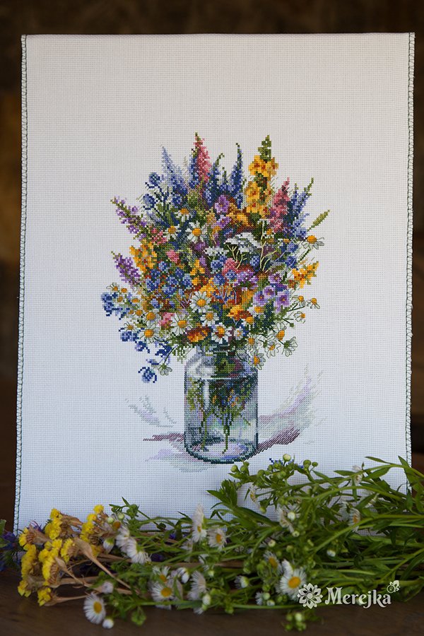

Набор для вышивания Merejka The Thistle Bouquet K-96