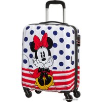 Чемодан-спиннер American Tourister Disney Legends Minnie Blue Dots 55 см