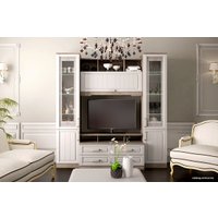 Стенка Трия Прованс комплект 2 гостиная (дуб сонома трюфель/крем) в Гомеле