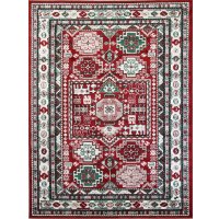 Ковер для жилой комнаты Merinos Darga F667-STAN-RED-CREAM (2x3)