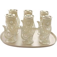 Набор рюмок Кольчугинский мельхиор Рыбки 2 С33783801725