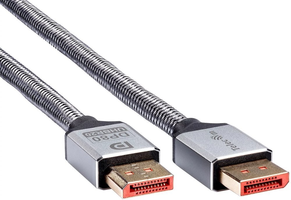 

Кабель Telecom TCG850-1.5M DisplayPort - DisplayPort (1.5 м, серебристый/черный)