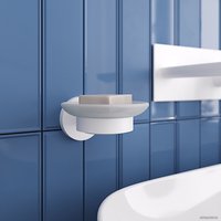Мыльница Wellsee Finishing Touch 182505000 с держателем (матовый белый)