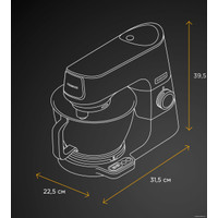 Кухонный процессор Kenwood Titanium Chef Baker KVC85.004SI