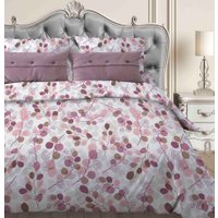 Семейный комплект постельного белья Бояртекс №288 Эвкалипт Вид 9/2 Семейный (бязь, розовый)