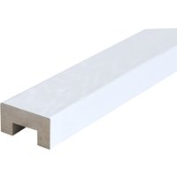 Интерьерная рейка Albico 2800x40x22 (белоснежное дерево)