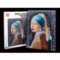 Конструктор Wange Картина Девушка с жемчужной сережкой 143659 (3262эл)