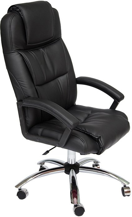 

Офисное кресло TetChair Бергамо хром (черный)