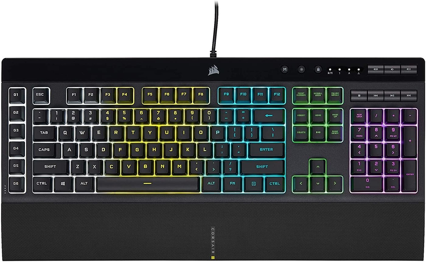 

Клавиатура Corsair K55 RGB Pro (нет кириллицы)