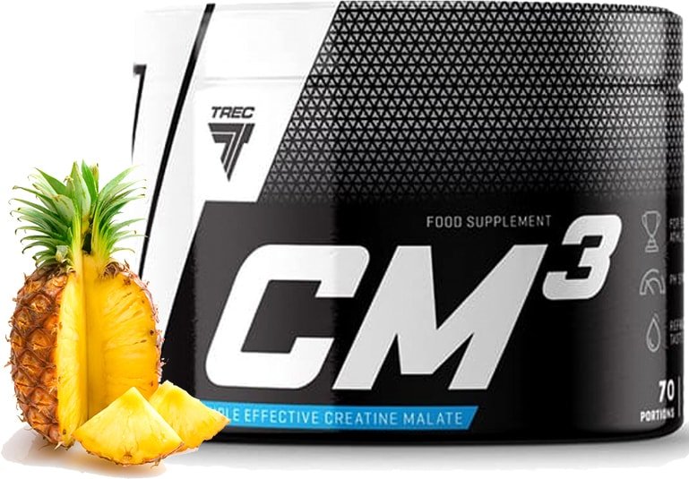 

Креатин малат Trec Nutrition CM3 Power (ананас, 250 г)