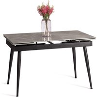 Кухонный стол TetChair Lord Grey 180x80x75 (серый/черный)