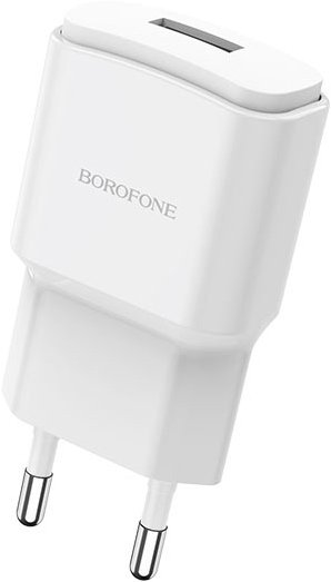 

Сетевое зарядное Borofone BA48A (белый)