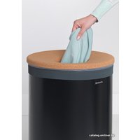 Бак Brabantia 120022 (черный, крышка из пробки)