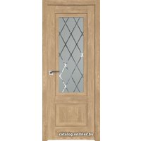 Межкомнатная дверь ProfilDoors 2.90XN L 60x200 (каштан натуральный/стекло матовое ромб)