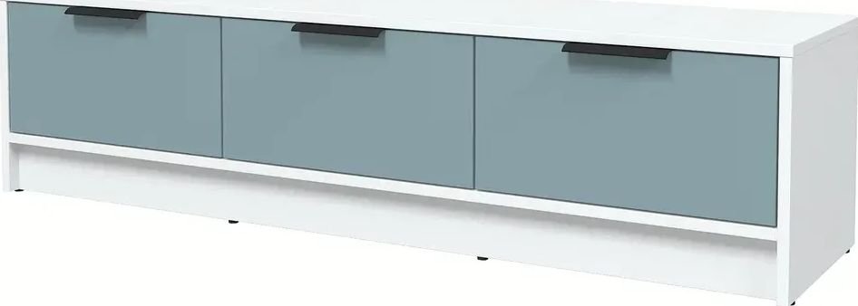 

Тумба Интерлиния ТВ Концепт КТ-ТВ3-35 Глосс (белый платинум/океан)